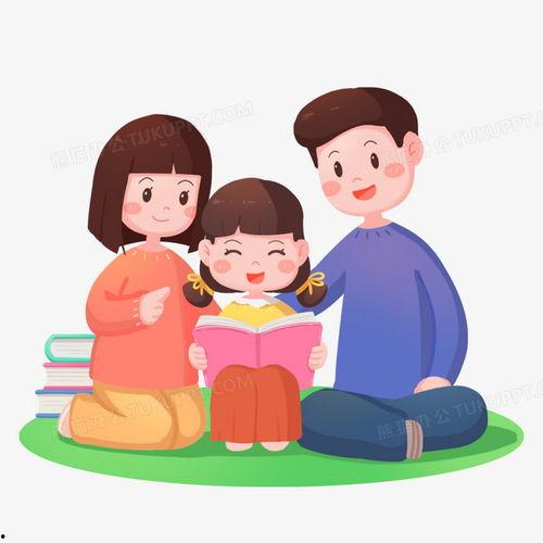 父母和孩子的图片漫画,温馨瞬间，定格成长